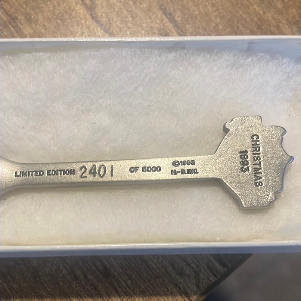Harley-Davidson 1993 Christmas Decorative Spoon GUC - Picture 4 of 6